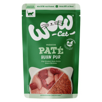 WOW Cat Adult 24 × 125 g - výhodné balení - čisté kuřecí