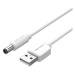 Vention USB to DC 5.5mm Power Cord 1M White Tuning Fork Type