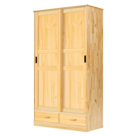 Skříň KIORA 2 dveře a 2 zásuvky, borovice Idea