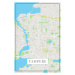 Mapa Tampere color, (26.7 x 40 cm)
