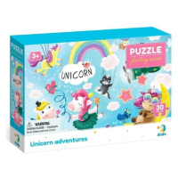 Puzzle Dobrodružství jednorožců 30 dílků