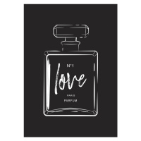 Ilustrace Love Perfume, Martina Pavlova, 30 × 40 cm