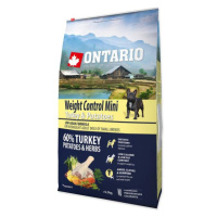 Krmivo Ontario Mini Weight Control Turkey & Potatoes 6,5kg