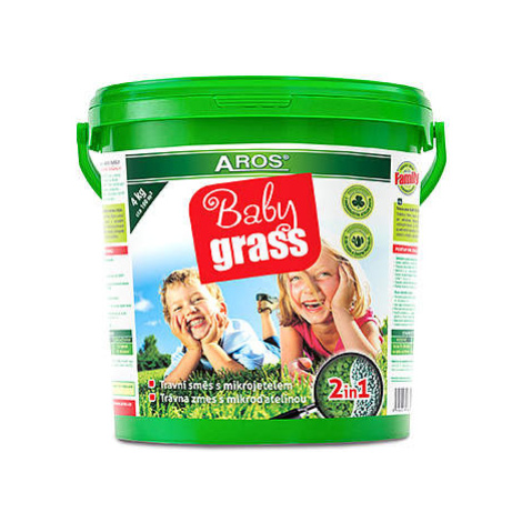 AROS travní směs BABY GRASS kbelík FAMILY AROS Osiva