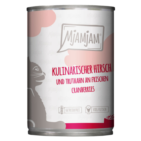 MjAMjAM 6 x 400 g - jelení a krůtí s brusinkami