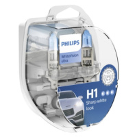 Autožárovky Philips White Vision Ultra 12258WVUSM H1 P14,5s 12V 55W (2ks v balení) s homologací