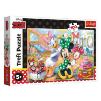 Trefl Minnie Disney v salónu krásy 41x27,5cm v krabici 29x19x4cm 100 dílků