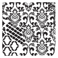 Šablona Cadence kolekce HomeDeco 45 x 45 cm - Ornamenty 6 Aladine