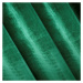 Dekorační jednobarevný velvet závěs s řasící páskou MY BEST 140x270 cm, zelená (cena za 1 kus) M
