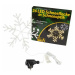 Nexos 42991 Vánoční LED dekorace - sněhová vločka - 30 cm teple bílá