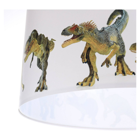 Maco Design Závěsná lampa do dětského pokoje Dino s motivem fotografie