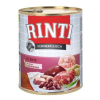 Rinti Dog konzerva Kennerfleisch kachní srdce 800g + Množstevní sleva Sleva 15%