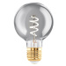 Eglo Stmívatelná filamentová LED žárovka , E27, G60, 4W, 100lm, 2000K, teplá bílá, kouřové sklo 