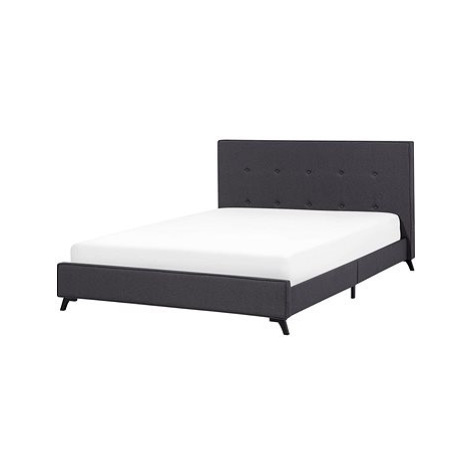 BELIANI postel AMBASSADOR 160 × 200 cm, tmavě šedá