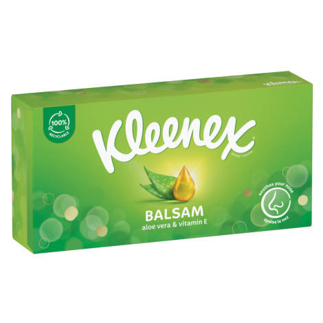 KLEENEX Kapesníky papírové Balsam Box 64ks Kimberly-Clark