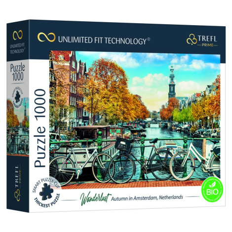 Puzzle prémiové Podzim v Amsterodamu Holandsko 1000 dílků - Trefl