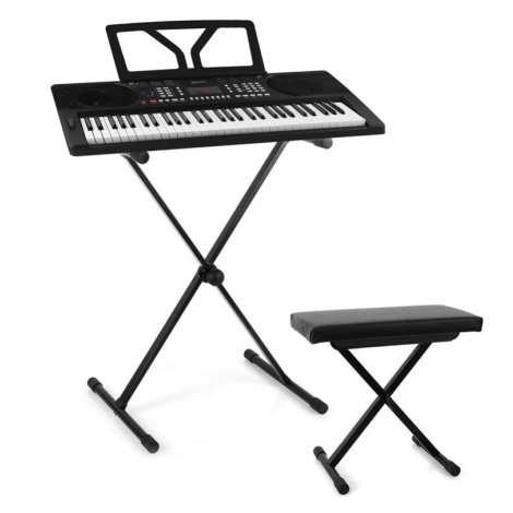 SCHUBERT Etude 300, set keyboard + stojan na klávesy + stolička, černá