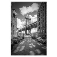 Plakát, Obraz - Melanie Viola - NEW YORK CITY Manhattan Bridge, (80 x 120 cm)