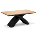Rozkládací jídelní stůl s deskou v dubovém dekoru 100x170 cm Helga – Windsor & Co Sofas