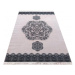 Pudrový koberec se vzorem mandaly