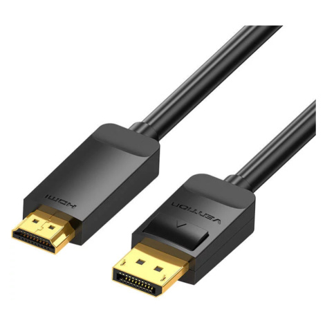 Kabel Vention 4K DisplayPort to HDMI Cable 2m HAGBH (Black)