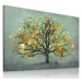 Obraz na plátně GOLDEN TREE různé rozměry Ludesign ludesign obrazy: 80x60 cm