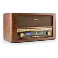 Auna Belle Epoque 1906, retro stereo systém, CD, USB, MP3, AUX, FM / AM