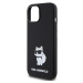 Zadní kryt Karl Lagerfeld Liquid Silicone Choupette NFT pro Apple iPhone 15, black