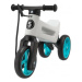 Odrážedlo FUNNY WHEELS Rider SuperSport bílé/tyrkys 2v1+popruh,výš.sedla28/30cm nos.25kg 18m+v s