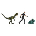 Mattel Jurassic World AIan malcolm s dinosaury a doplňky