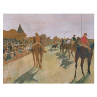 Edgar Degas - Obrazová reprodukce The Parade, or Race Horses in front of the Stands, (40 x 30 cm