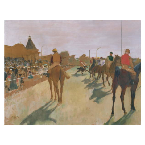 Obrazová reprodukce The Parade, or Race Horses in front of the Stands, Edgar Degas, 40 × 30 cm