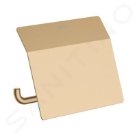 HANSGROHE AddStoris Držák toaletního papíru s krytem, kartáčovaný bronz 41753140