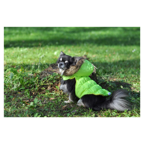 Vsepropejska Neo zimní bunda s kapucí pro psa Barva: Žlutá, Délka zad (cm): 57, Obvod hrudníku: 