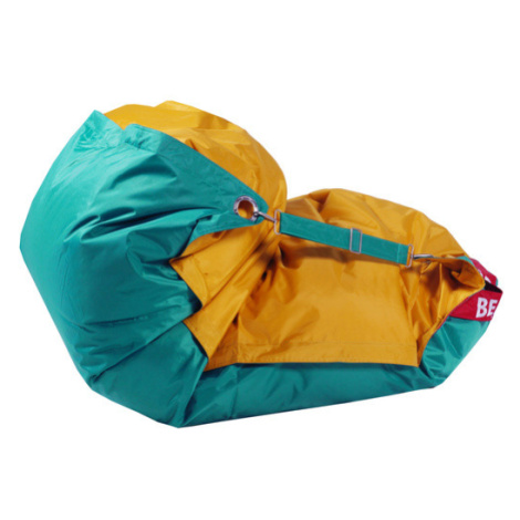 BEANBAG Sedací vak 189x140 duo golden - sea green