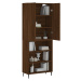 vidaXL Skříň highboard hnědý dub 69,5 x 34 x 180 cm kompozitní dřevo