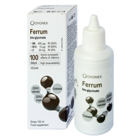 Ovonex Minerální kapky do vody Ferrum 100 ml