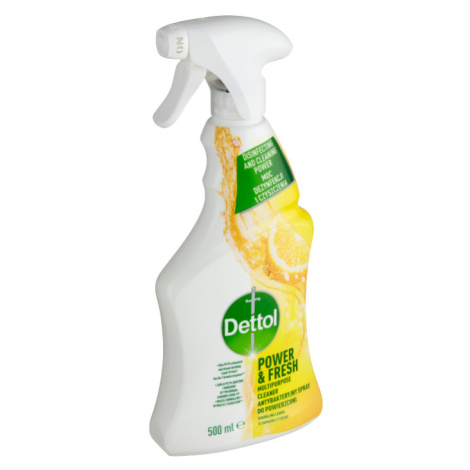 Dettol Power & Fresh víceúčelový sprej citron & limeta 500ml