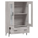 vidaXL Skříň highboard šedá sonoma 69,5 x 31 x 115 cm kompozitní dřevo