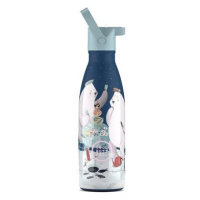 Cool Bottles dětská nerezová termolahev Kids Polar Bears třívrstvá 350 ml 3D