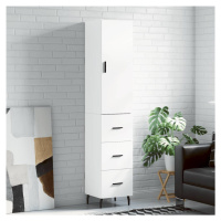 vidaXL Skříň highboard bílá 34,5 x 34 x 180 cm kompozitní dřevo