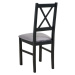 Jídelní židle NILA 10 černá/antracit