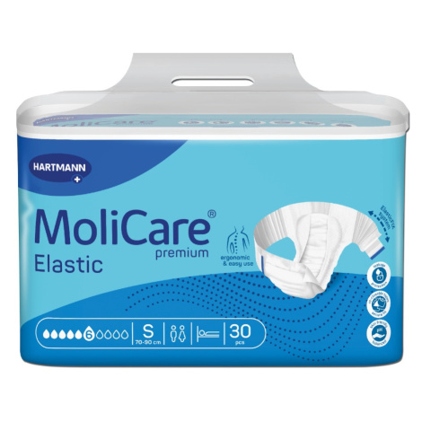 MoliCare Elastic 6 kapek vel. S zalepovací inkontinenční kalhotky 30 ks