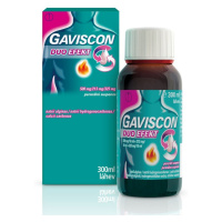 GAVISCON Duo efekt 500mg/213mg/325mg suspenze 300 ml