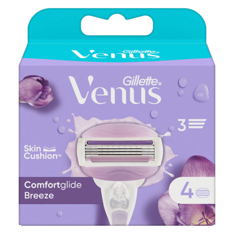 Venus ComfortGlide Breeze Hlavice Holicího Strojku x4