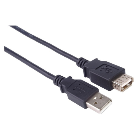 PremiumCord kupaa5 USB 2.0 prodlužovací, A-A, 5m Černá
