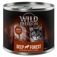 Wild Freedom konzervy, 6 x 200 g, 5 + 1 zdarma! - Deep Forest - zvěřina & kuřecí (6 x 200 g)