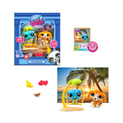 Littlest Pet Shop Zvířecí influenceři 2 figurky Serie 1 TM Toys