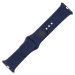 FIXED Silicone Strap silikonový řemínek set Apple Watch 42 mm/44 mm modrý