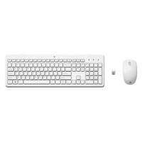 HP 230 Wireless Mouse Keyboard White - CZ/SK
